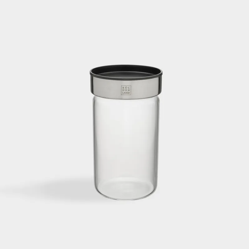 Food jar, 750 ml, glass B/plastic, Comfort
