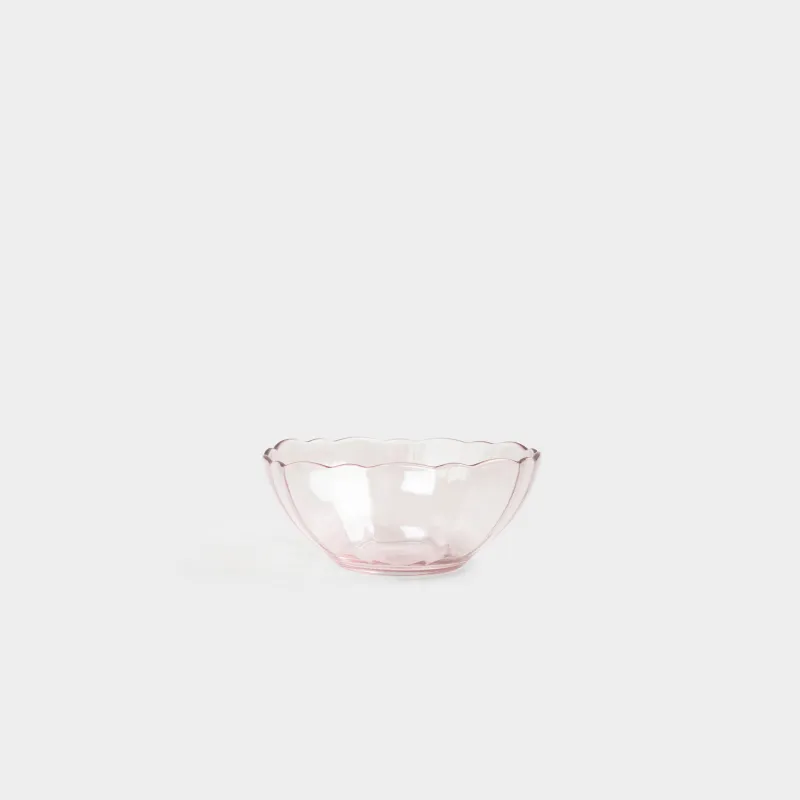 Bowl, 12x5, 300 ml, glass, purple, Nelton color