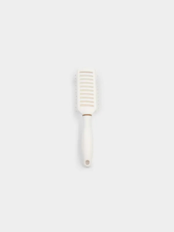 Hair massage comb, 22 cm, plastic, beige, Alini, image-1