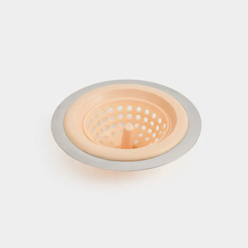 Sink filter, 11 cm, steel / rubber, beige, Keeping, image-5