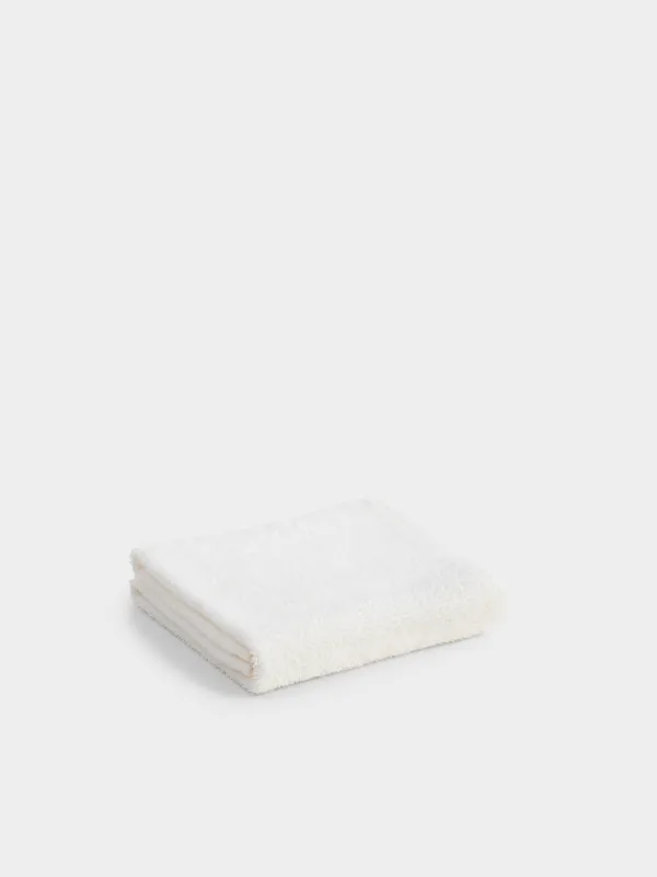 Towel, 50x90 cm, cotton, white, Terry cotton, image-0