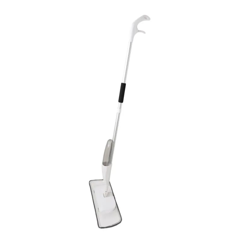 Mop, with spray gun, with garbage collector, trapezoid, white, Mop light, image-1