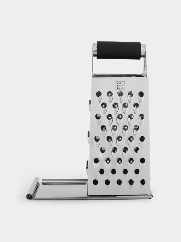 Grater, 24 cm, four-sided, black, Kitchen tools, image-1