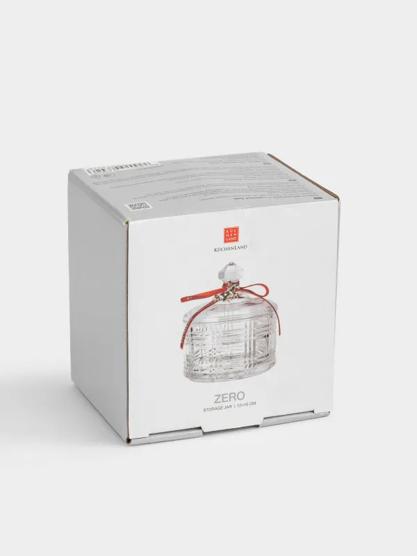 Storage container, 12x cm, 250 ml, with pendant, glass R, Horse, Zero, image-4