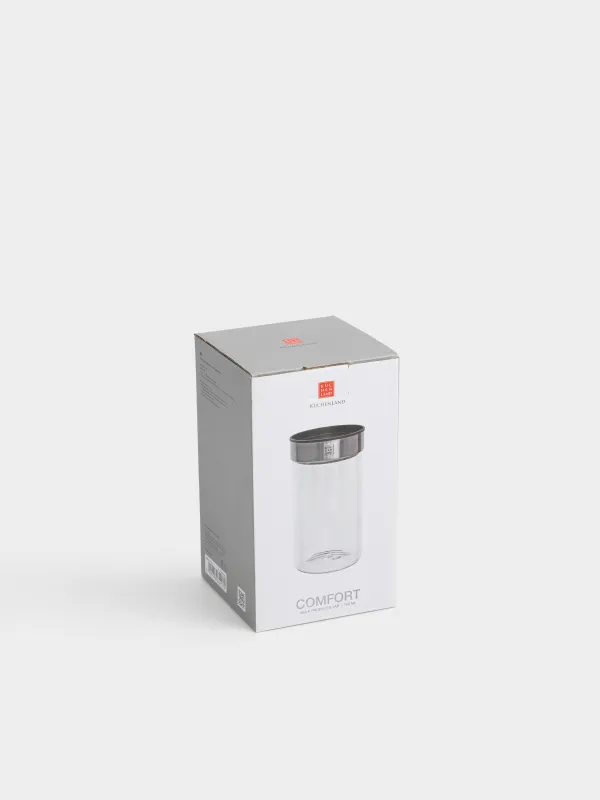 Food jar, 750 ml, glass B/plastic, Comfort, image-4