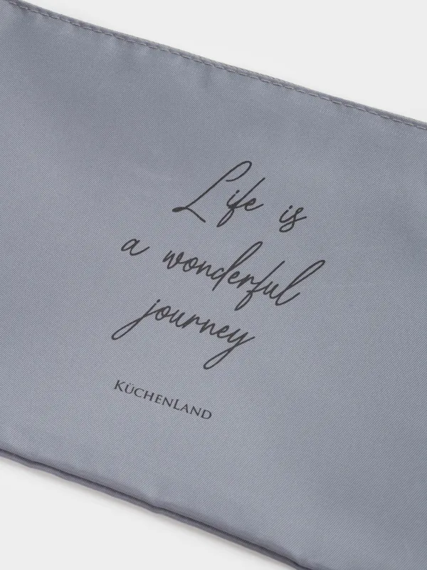 Clothing organizer, 27x16 cm, twill, grey, Travel comfort, image-5