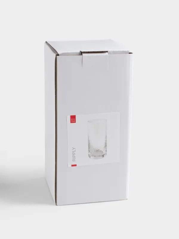 Glass, 14 cm, 300 ml, glass, Ripply, image-3