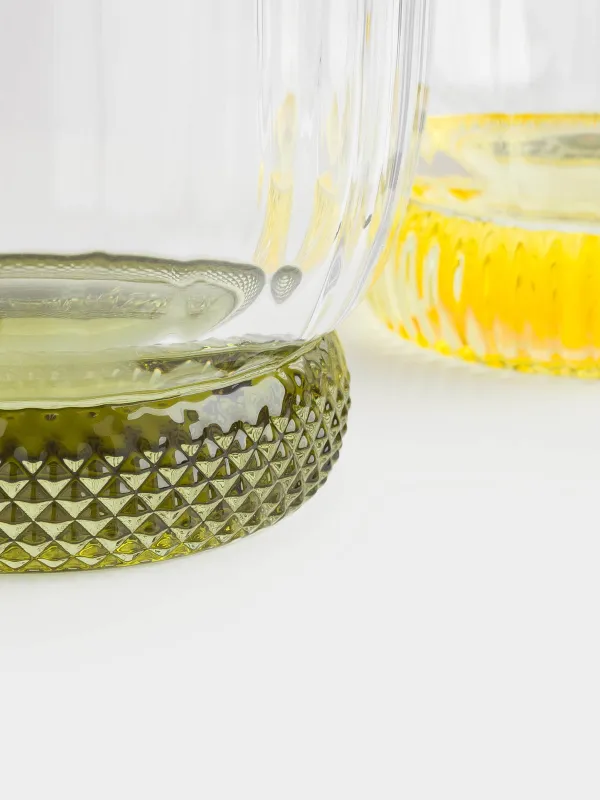 Glass, 9 cm, 280 ml, 4 pcs, glass, color mix, Mirabello color, image-4