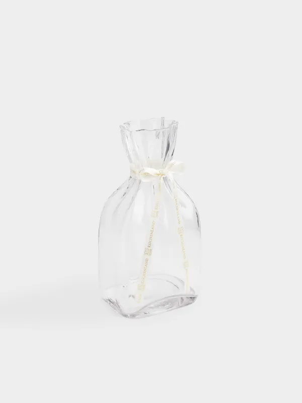 Flower vase, 29 cm, Glass, Crumpled effect, Crumple, image-1