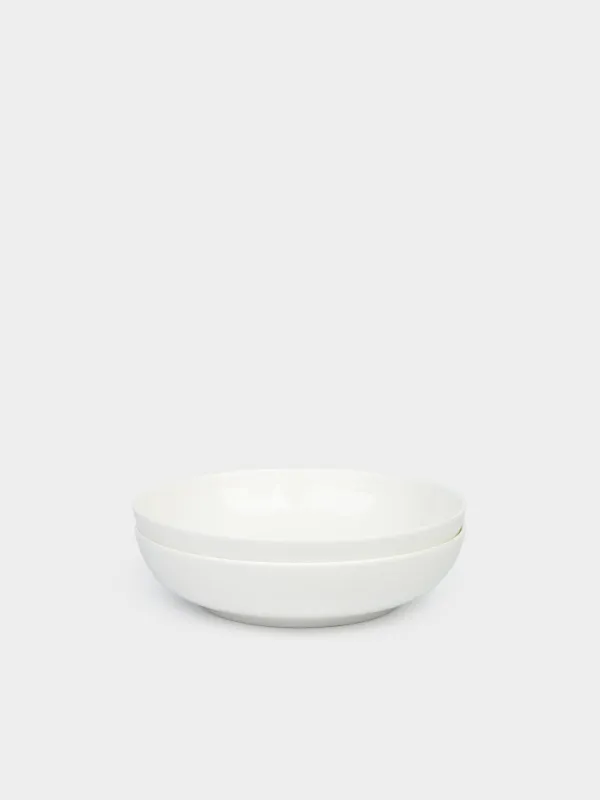 Soup plate, 20 cm, 2 pcs, porcelain F, white, Ideal white, image-0