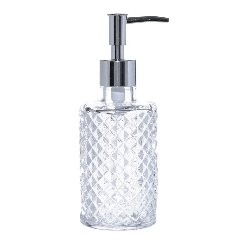 Bathroom set, 3 pr, glass / plastic, Naiad, image-5