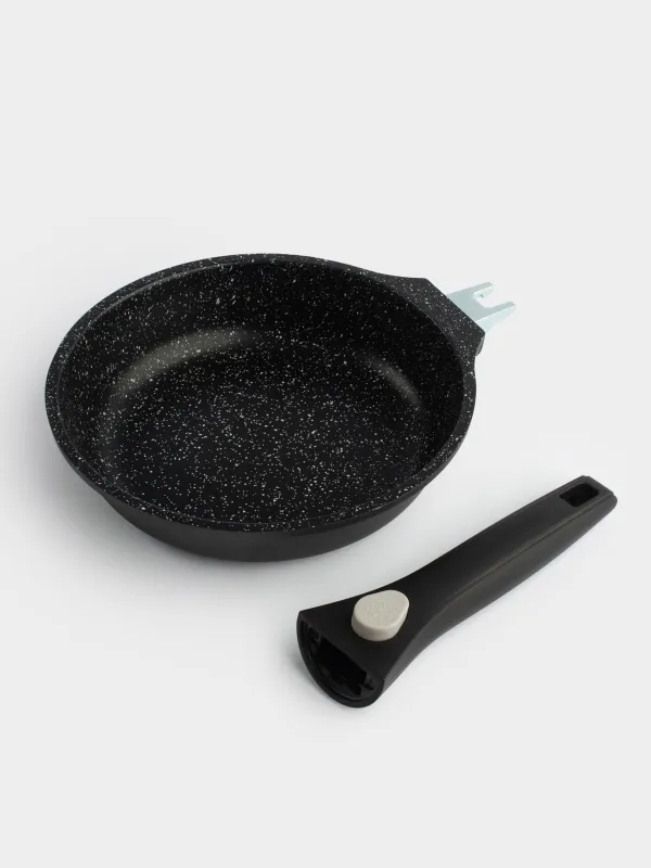 Frying pan, 20 cm, removable handle, coated, aluminum, Solution 2, image-9