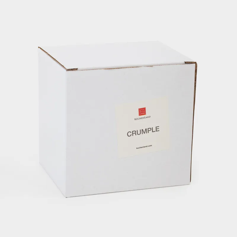 Jewelry box, 11x9 cm, ceramic, milky, Crumpled effect, Crumple, image-3