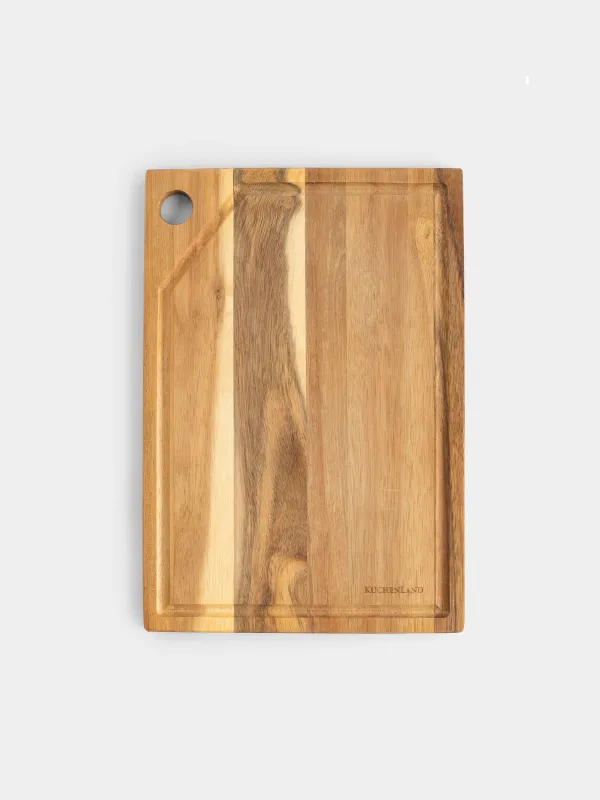 Cutting board, 30x20 cm, rectangular, wood, Noble tree, image-0