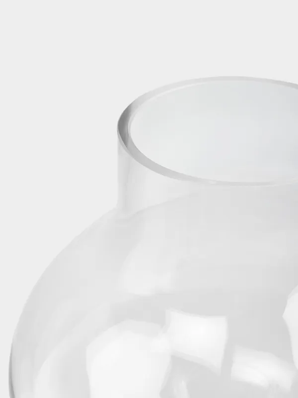 Flower vase, 25 cm, glass, Flask, Flask, image-2