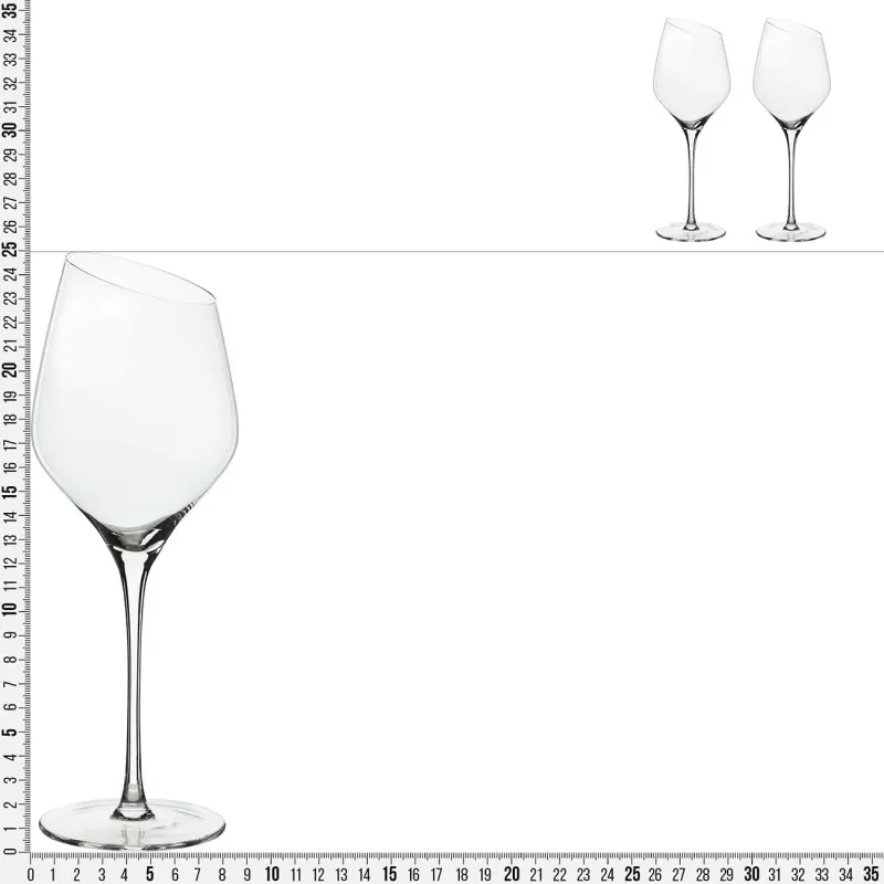 Drinking glass, 460 ml, 2 pcs, glass, Charm L, image-2