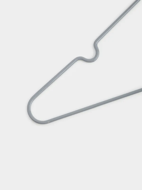 Hanger, 40 cm, 5 pcs, metal coated, gray, Colorful house, image-3