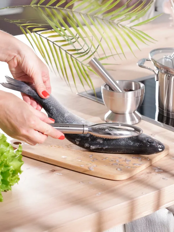 Fish cleaning knife, 25 cm, steel, Spiro, image-6