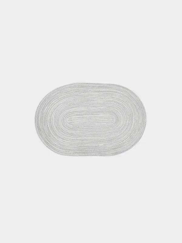 Placemat, 30x45 cm, polyester, oval, sand-beige, Rotary, image-0