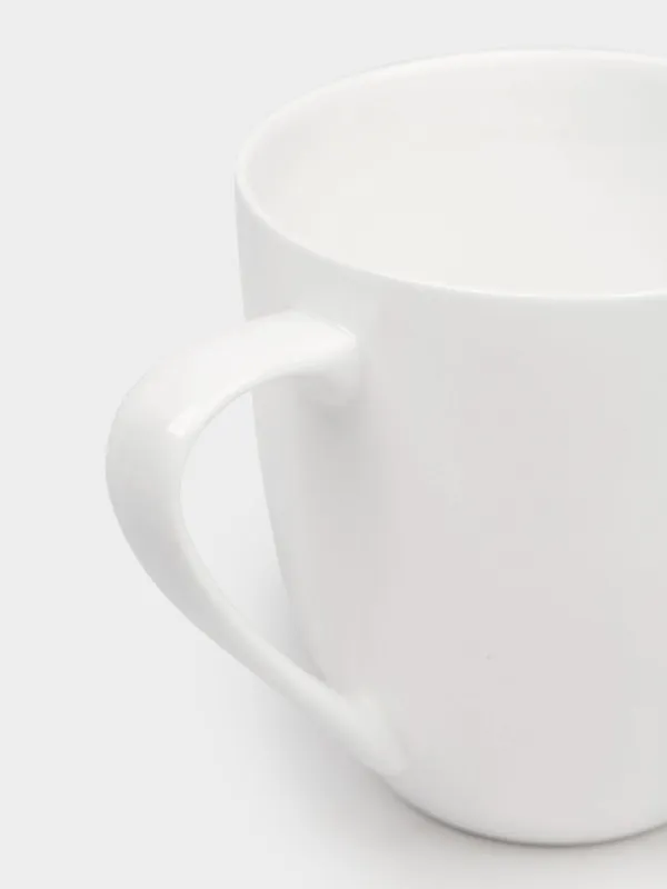 Mug, 450 ml, 2 pcs, porcelain F, white, Ideal white, image-1