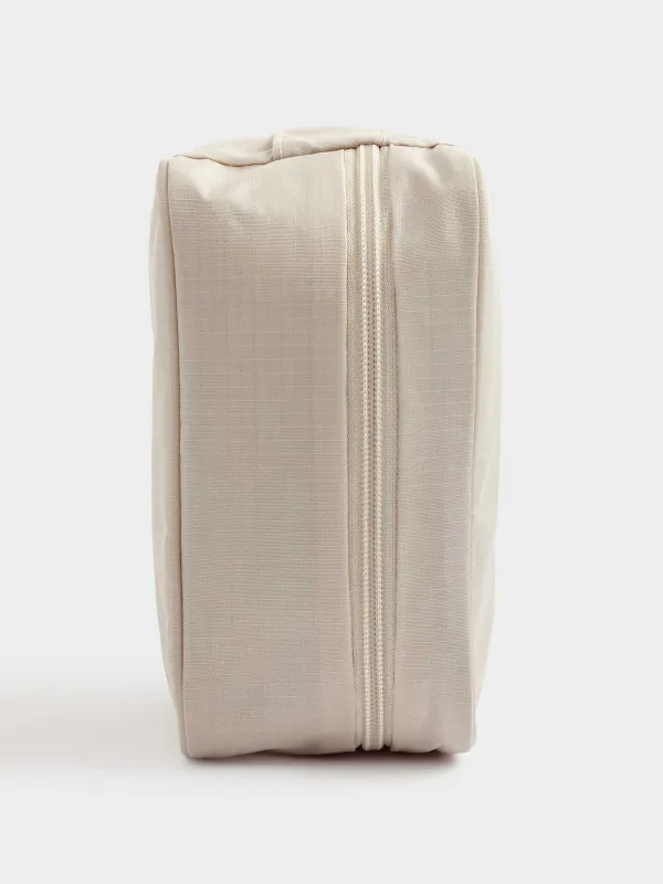 Travel Cosmetic Bag, 27х18 cm, polyester, beige, Easy Travel, image-4