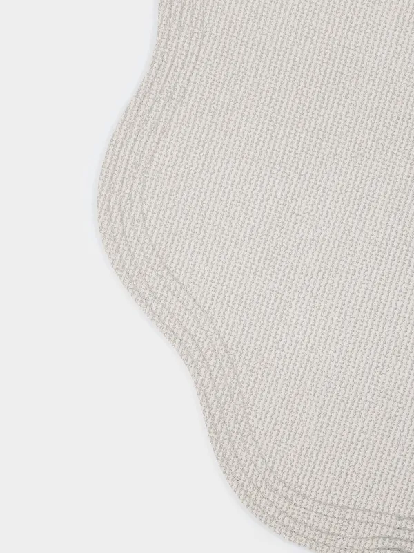 Placemat, 38 cm, PVC, curly, beige, Wavy edges, Rock, image-3