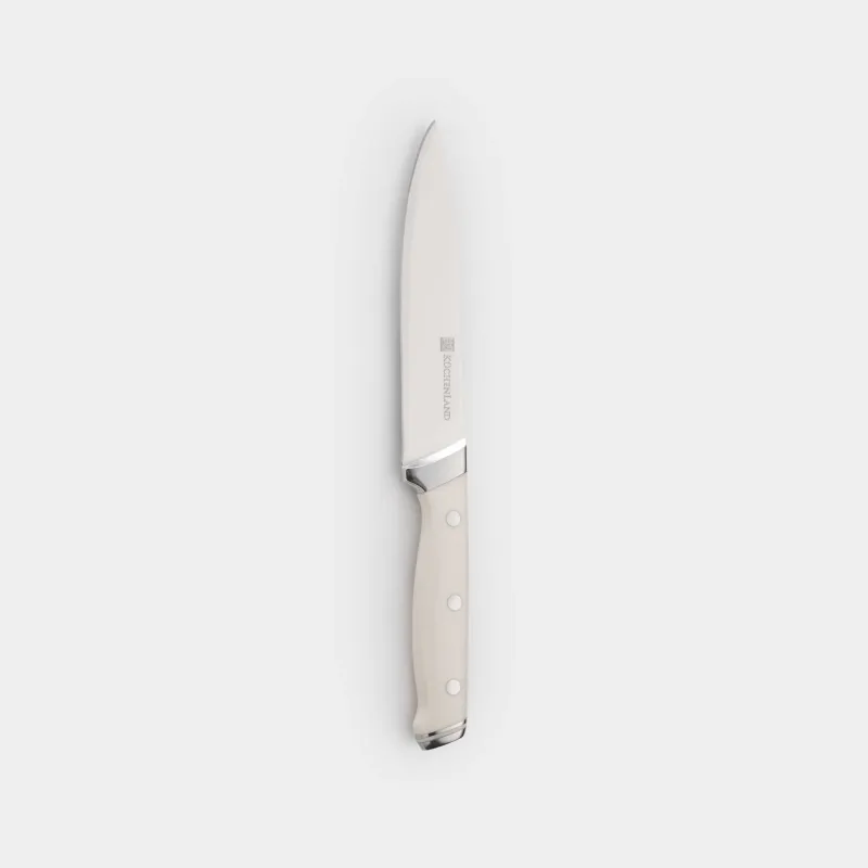 Slicing knife, 16 cm, steel / plastic, white, Solo white