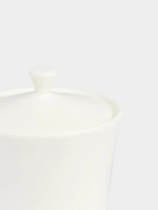 Sugar bowl, 10 cm, 230 ml, porcelain F, white, Ideal white, image-2