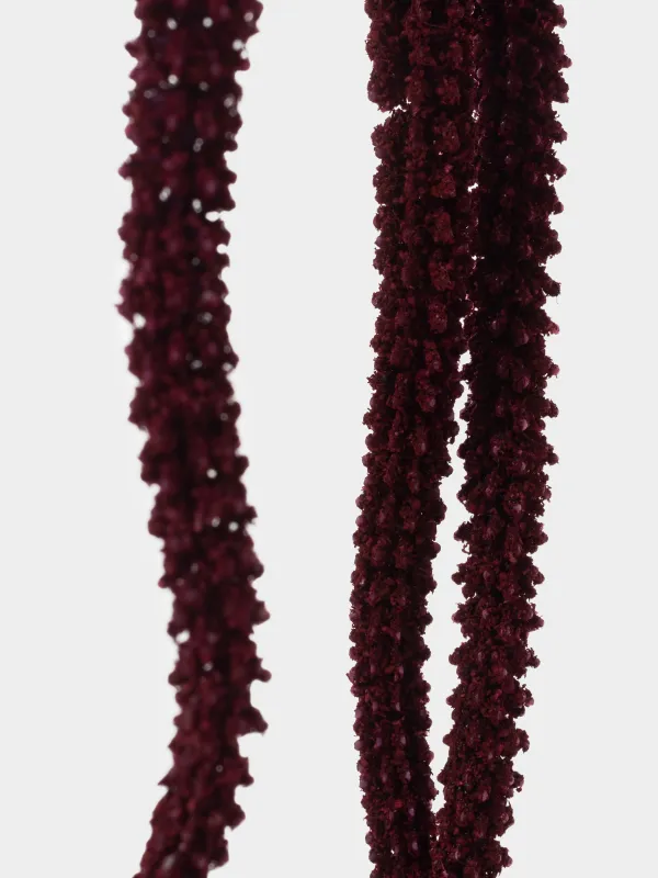 Decorative branch, 1,1 m, foam/plastic, Burgundy amaranth, Amarant decor, image-1