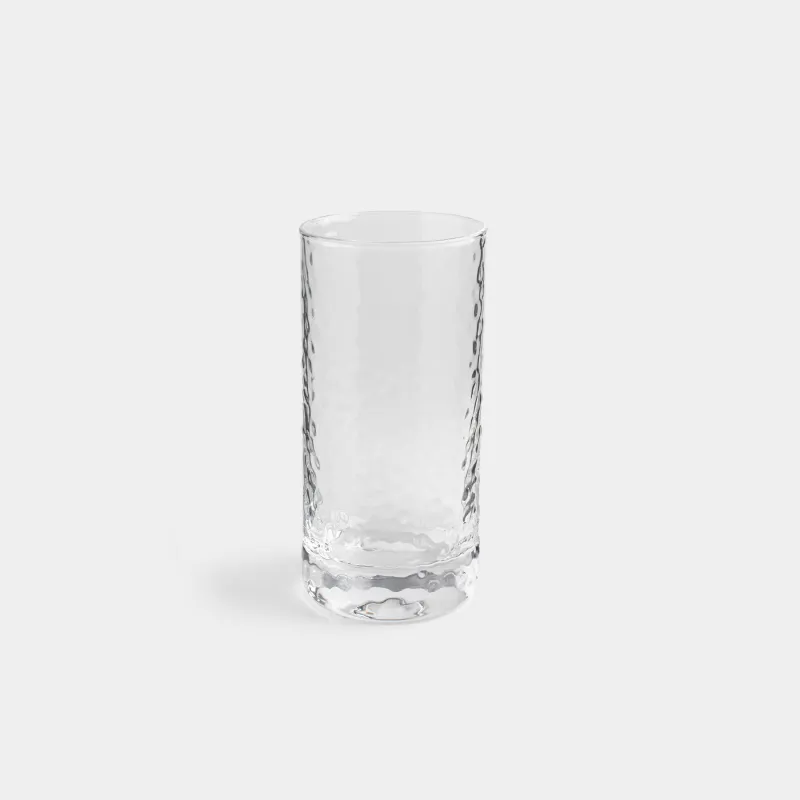 Glass, 14 cm, 300 ml, glass, Ripply