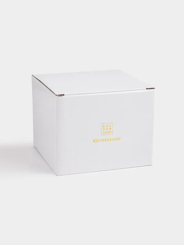 Storage container, 19x17 cm, 1 l, glass R, amber, Patterns, Gala, image-4