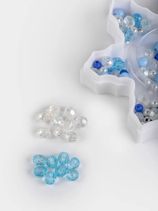 Creative armlet set, 12 cm, jewelry making, plastic, Snowflake, Creative armlet, image-2