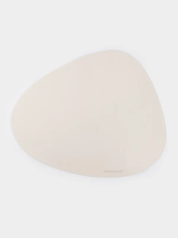 Napkin for appliances, 37x45 cm, PVC, shaped, milk, Rock, image-0