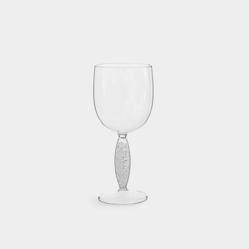 Drinking glass, 490 ml, glass, with crystals inside, Favor crystal