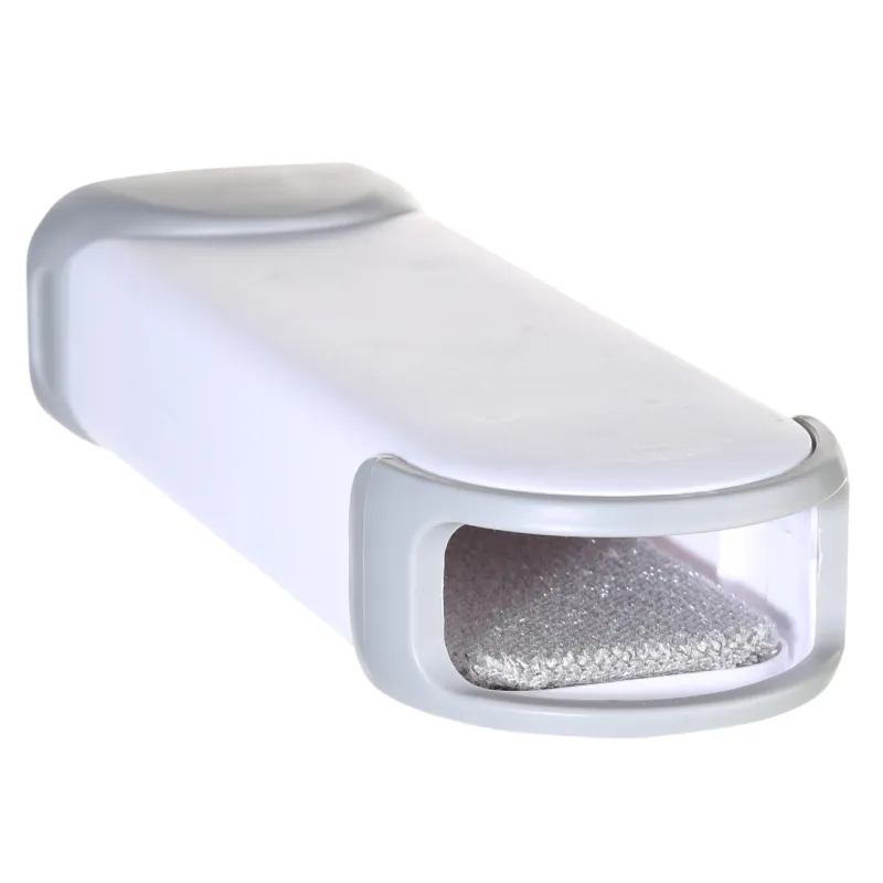 Wool cleaning brush, 31 cm, with cleaning container, Microfiber / plastic, Clean, image-3