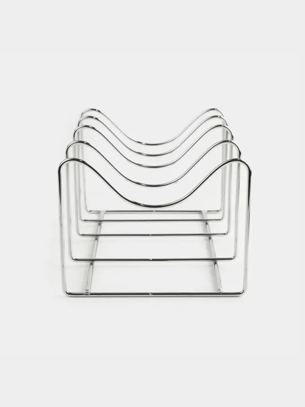 Stand-organizer for pans and lids, 16x25 cm, 4 otd, metal, Method, image-4