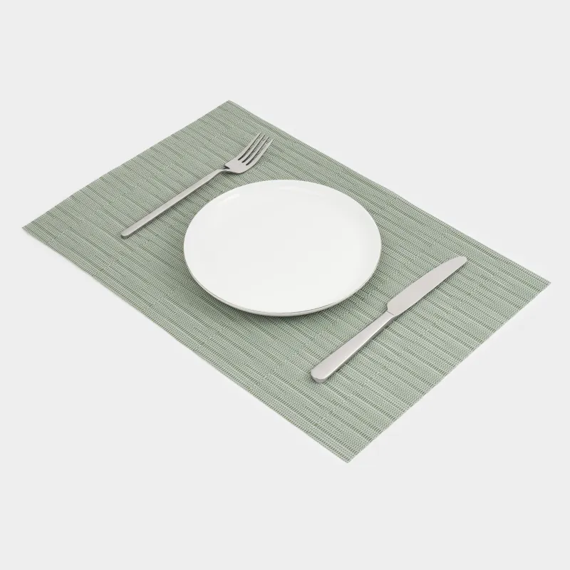 Placemat, 30x45 cm, PVC / polyester, rectangular, menthol, Solid, image-3