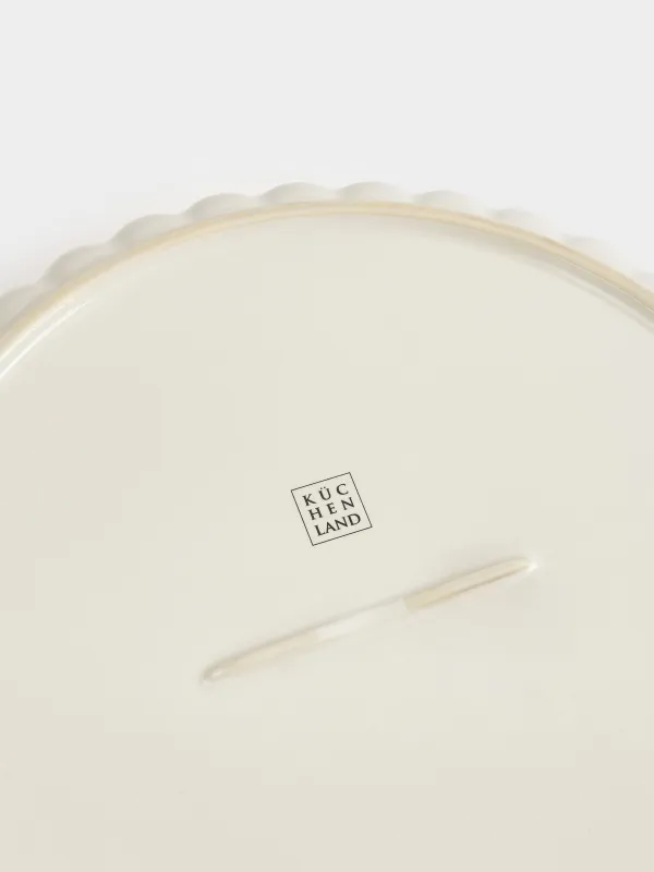 Baking dish, 28 cm, ceramic, round, milk, Cakes ivory, image-8