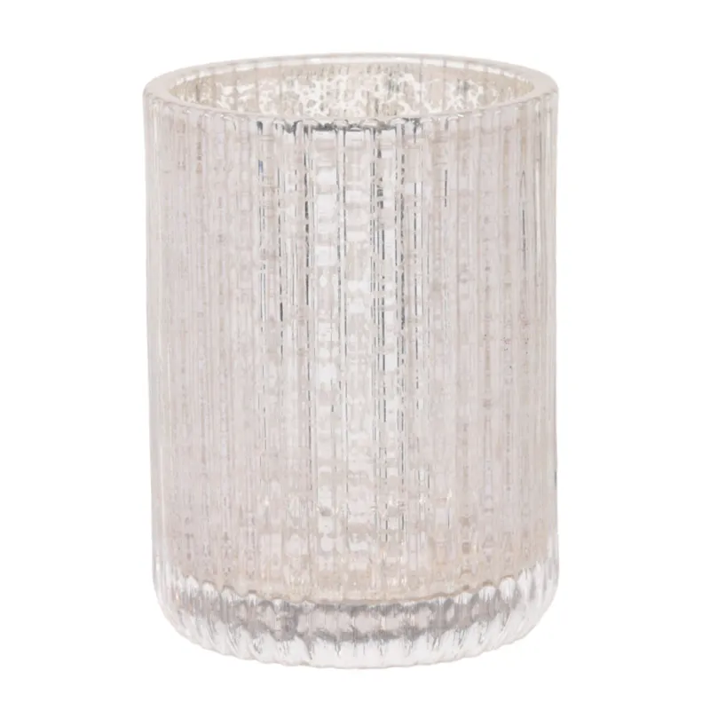 Bathroom tumbler, 9 cm, glass, golden, Diana