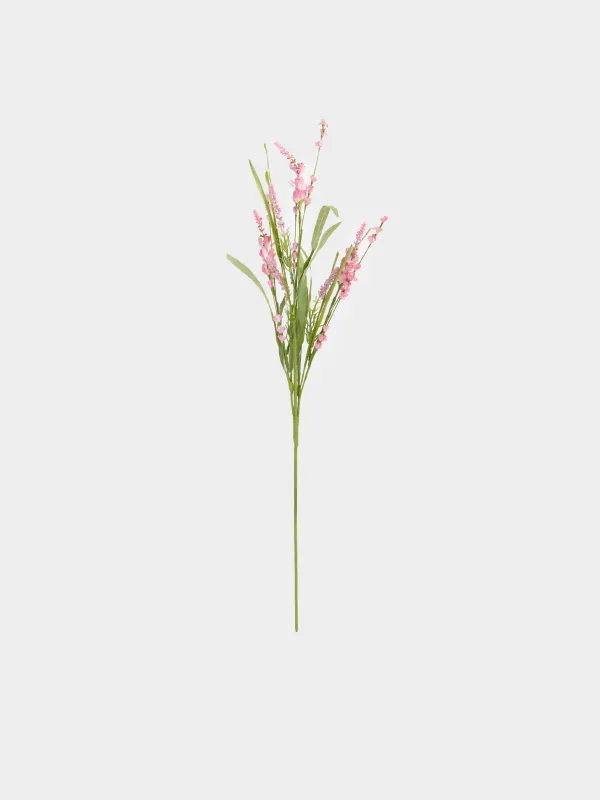 Decorative branch, 86 cm, plastic / polyester, Pink lupine, Flower garden, image-0