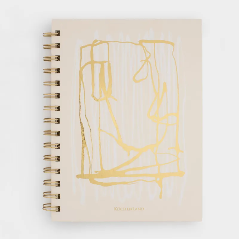 Notepad for notes, 15x20 cm, 70 l, on rings, cardboard, Picture, Stationery