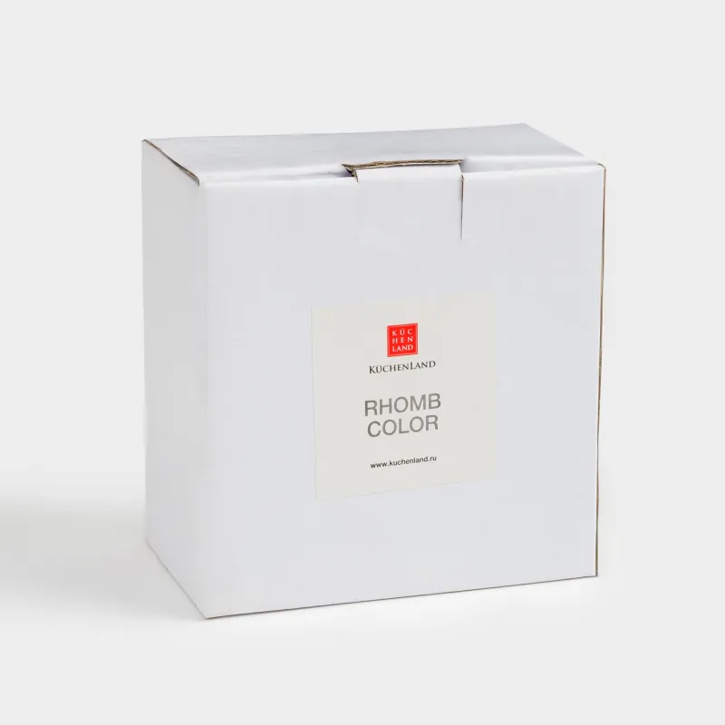 Drinking glass, 50 ml, 2 pcs, glass R, gray, Rhomb color, image-3