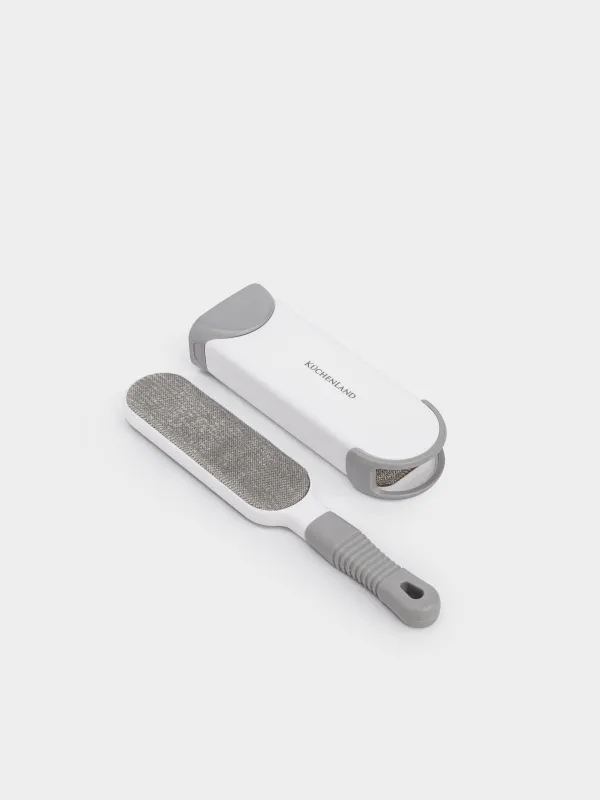 Wool cleaning brush, 31 cm, with cleaning container, Microfiber / plastic, Clean, image-2