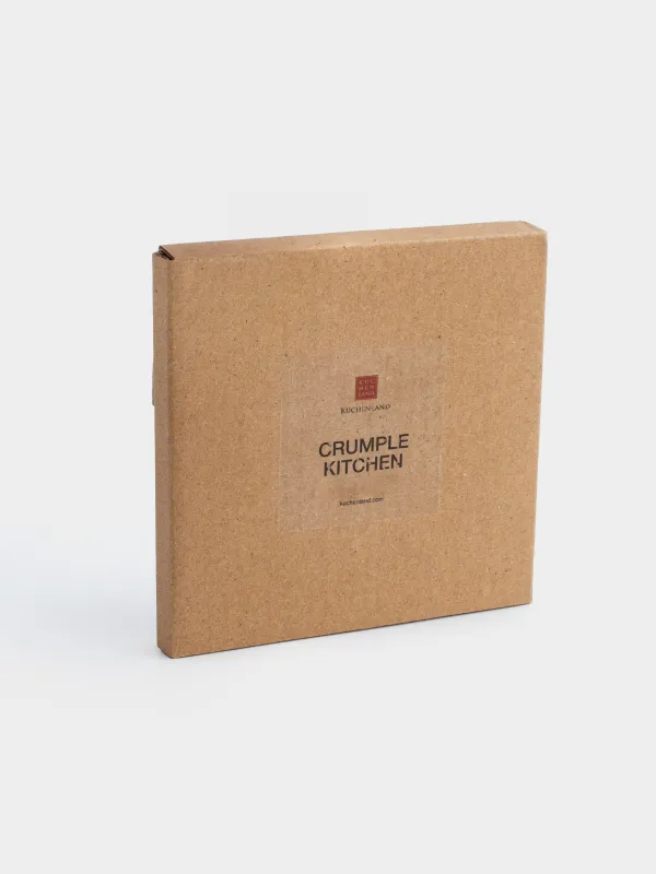 Coaster, 10 cm, ceramic, round, milky, Crumpled effect, Crumple kitchen, image-2