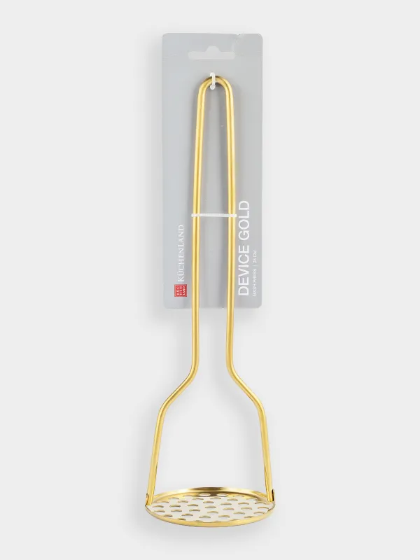 Puree press, 28 cm, steel, golden, Device gold, image-4