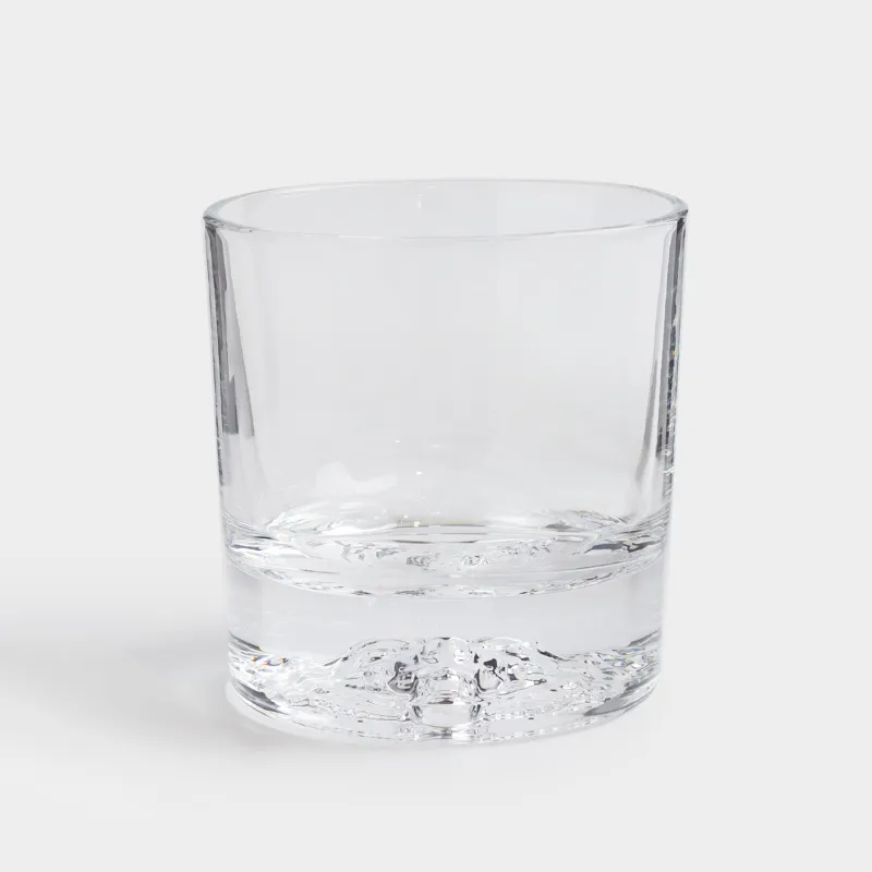 Drinking glass, 9 cm, 300 ml, glass, Wolf, Elements