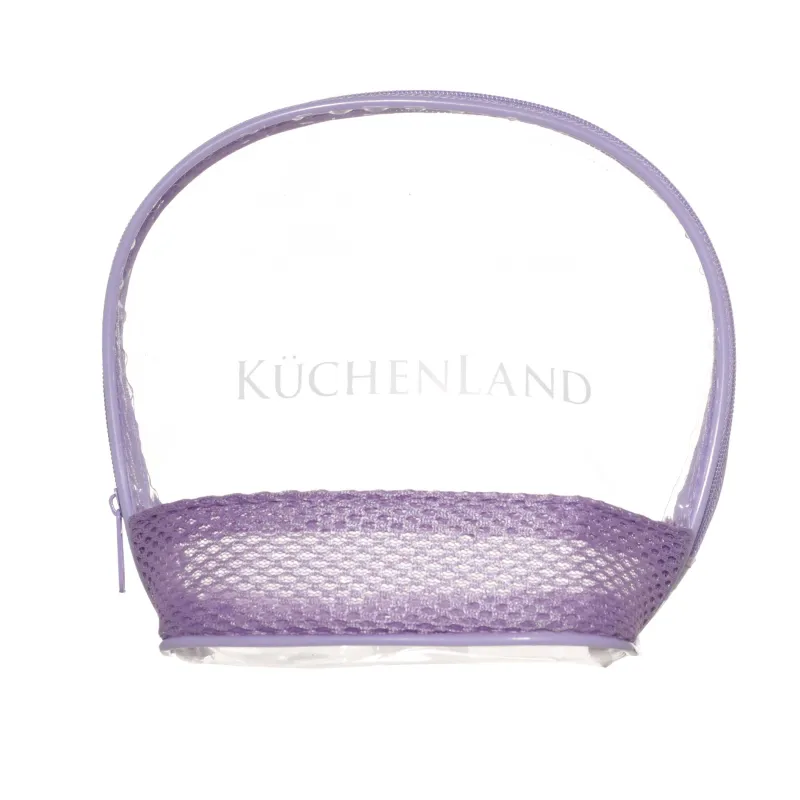 Shower set, 3 pr, children's, in a cosmetic bag, Polyester, Lilac, Unicorn, Unicorn, image-2