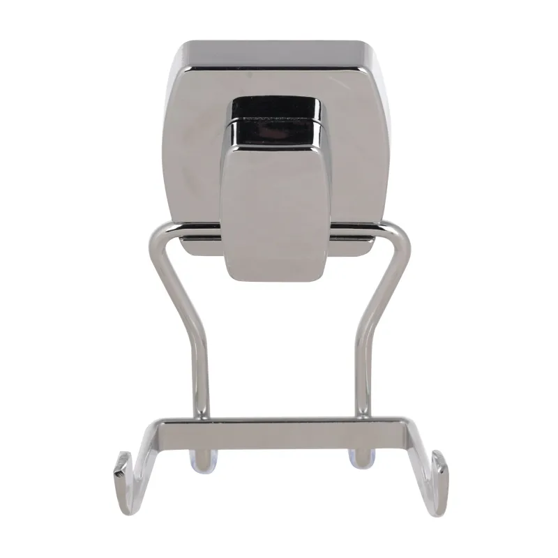 Hook, 13x9 cm, 2 units, vacuum suction cup, metal / plastic, Method, image-0