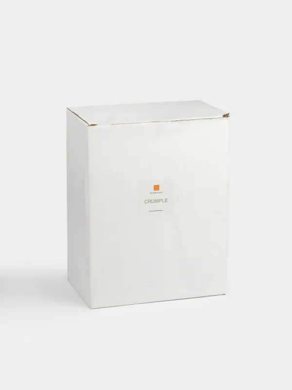 Fruit bowl, 26x20 cm, ceramic, milky, Bends, Crumple, image-5