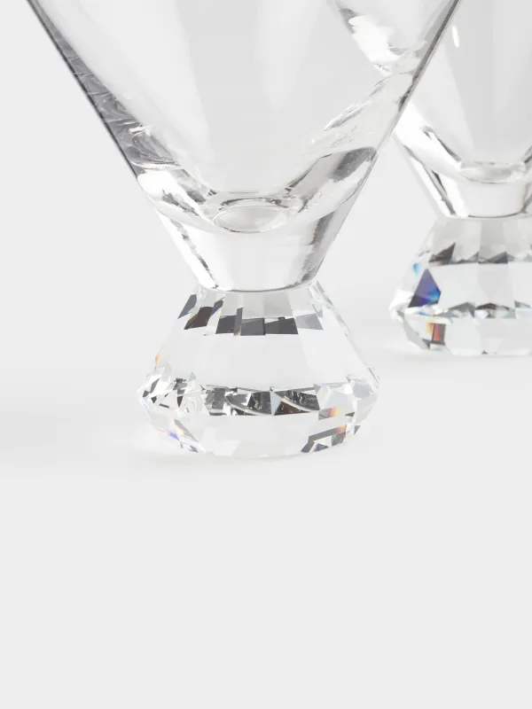 Drinking glass, 310 ml, 2 pcs, glass, Diamond, Diamond, image-4